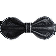 Load image into Gallery viewer, Eino leather bow tie black-white