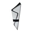 Load image into Gallery viewer, Hugo Leather Handkerchief White-black
