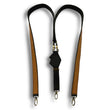 Load image into Gallery viewer, Uljas reversible leather suspenders cognac-black