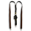 Load image into Gallery viewer, Uljas reversible leather suspenders cognac-black