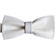Load image into Gallery viewer, Urho leather bow tie white