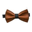 Load image into Gallery viewer, Reversible bow, reindeer junior cognac-black