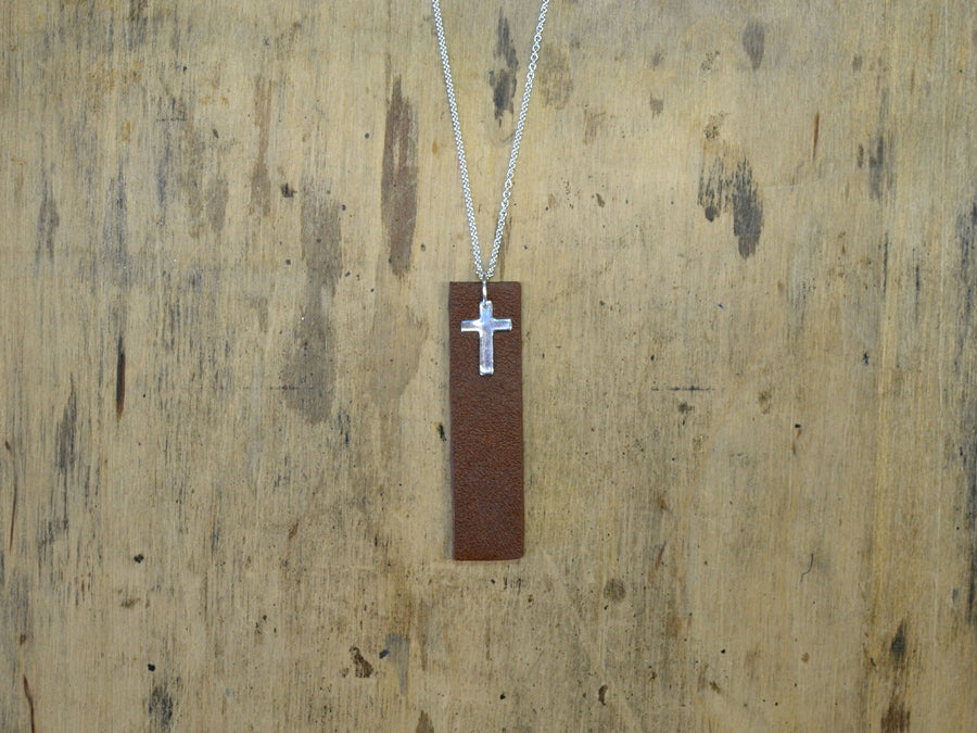 The Golden Rule -necklace brown