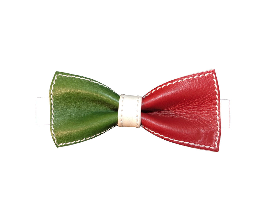 Urho leather bow tie Italy